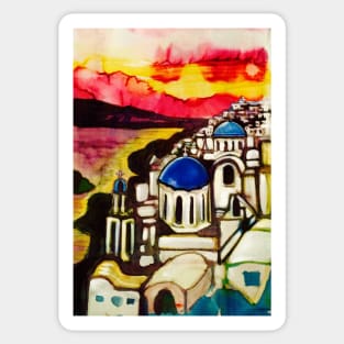 Santorini Sticker